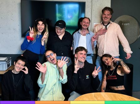 Gruppenbild Aktivist*innen von IGLYO und Milchjugend