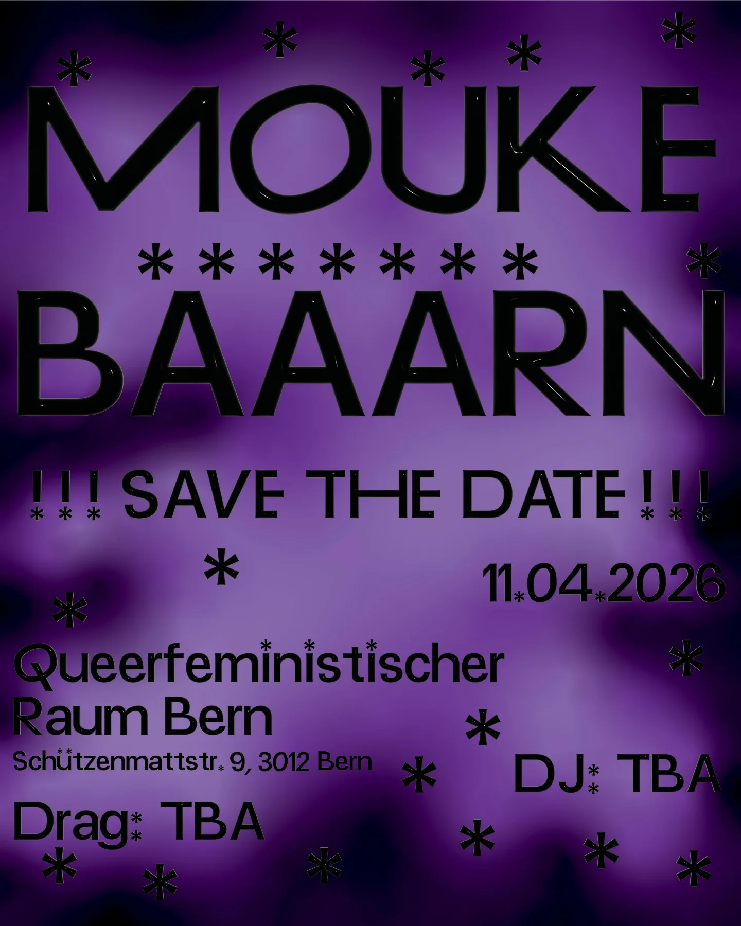 Mouke Bääärn – Save the date! 11.04.2026